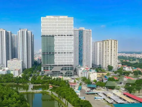 Toàn cảnh tòa Rox Tower Goldmark City 136 Hồ Tùng Mậu