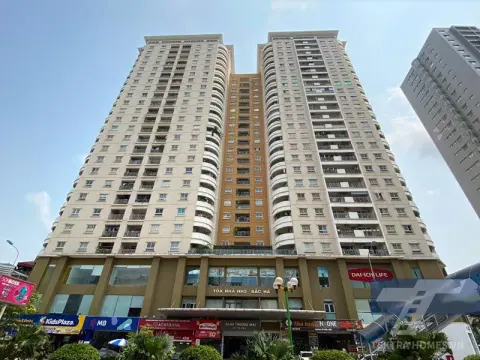 Toàn cảnh mặt ngoài tòa HH2 Bắc Hà 15 Tố Hữu
