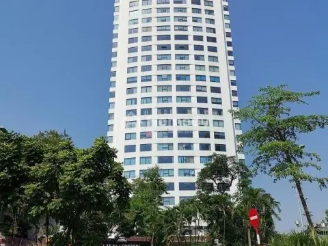 Toàn cảnh mặt trước tòa Ngọc Khánh Plaza 01 Phạm Huy Thông