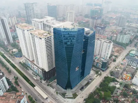 Toàn cảnh tòa Hud Tower 37 Lê Văn Lương