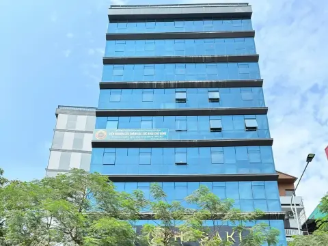 Toàn cảnh mặt trước tòa Xuân La Tower 79A Xuân La
