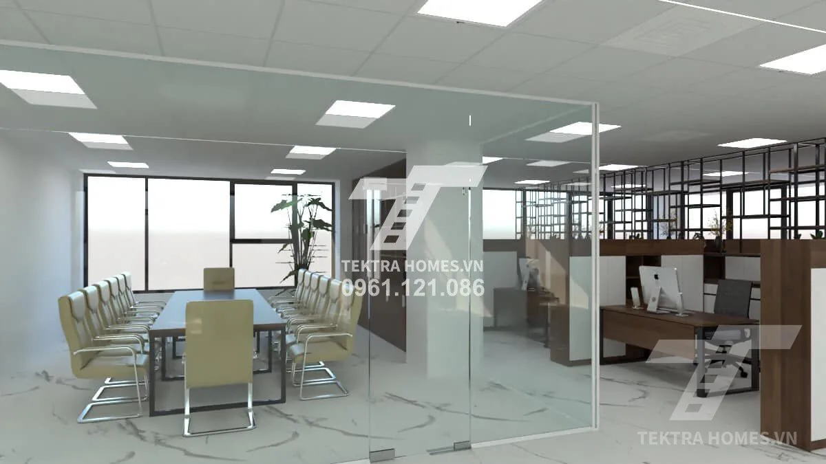 Không gian 4 tại Tòa văn phòng cho thuê hạng C - VET building Hoàng Quốc Việt