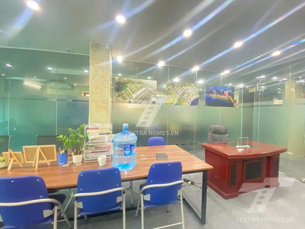 Không gian 4 tại Cho thuê văn phòng ngăn sẵn 2 phòng trục đường Lê Đức Thọ