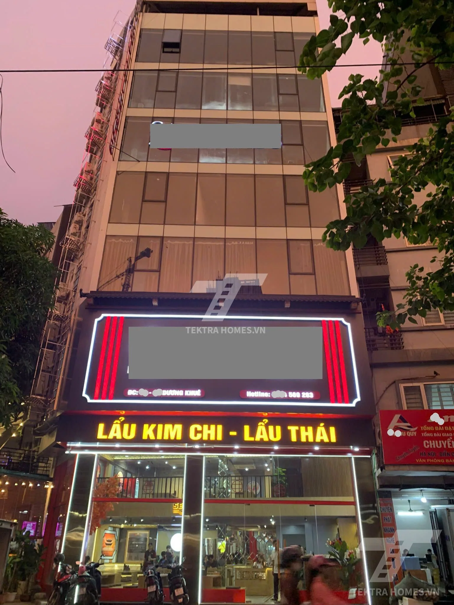 Cho thuê văn phòng 2 mặt thoáng đường Dương Khuê
