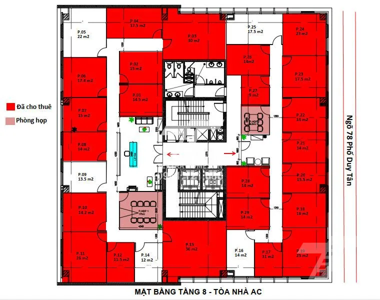 Không gian 4 tại Cho thuê văn phòng trọn gói | AC Building | Ngõ 78 Duy Tân