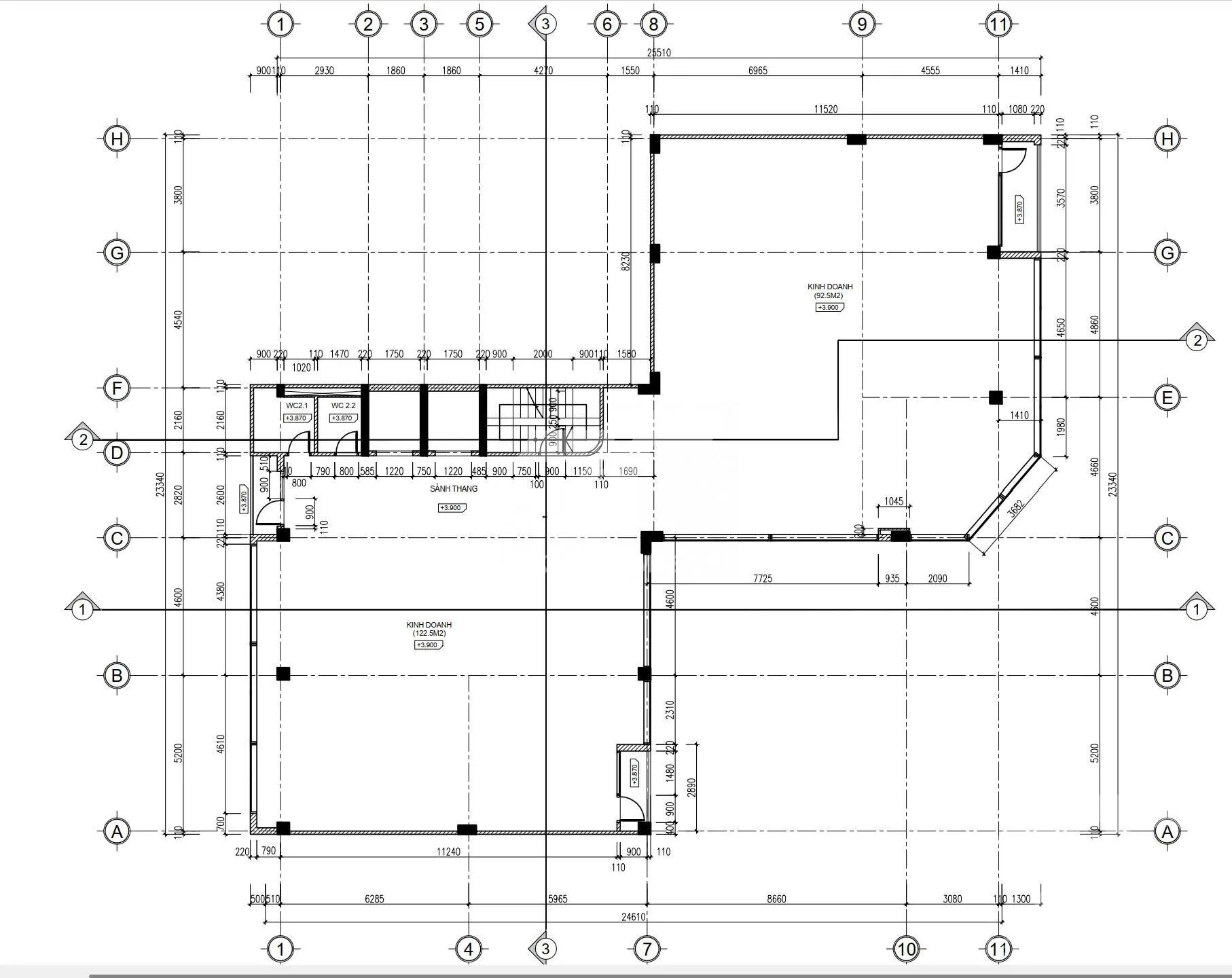 Không gian 2 tại Cho thuê tòa văn phòng quận Nam Từ Liêm