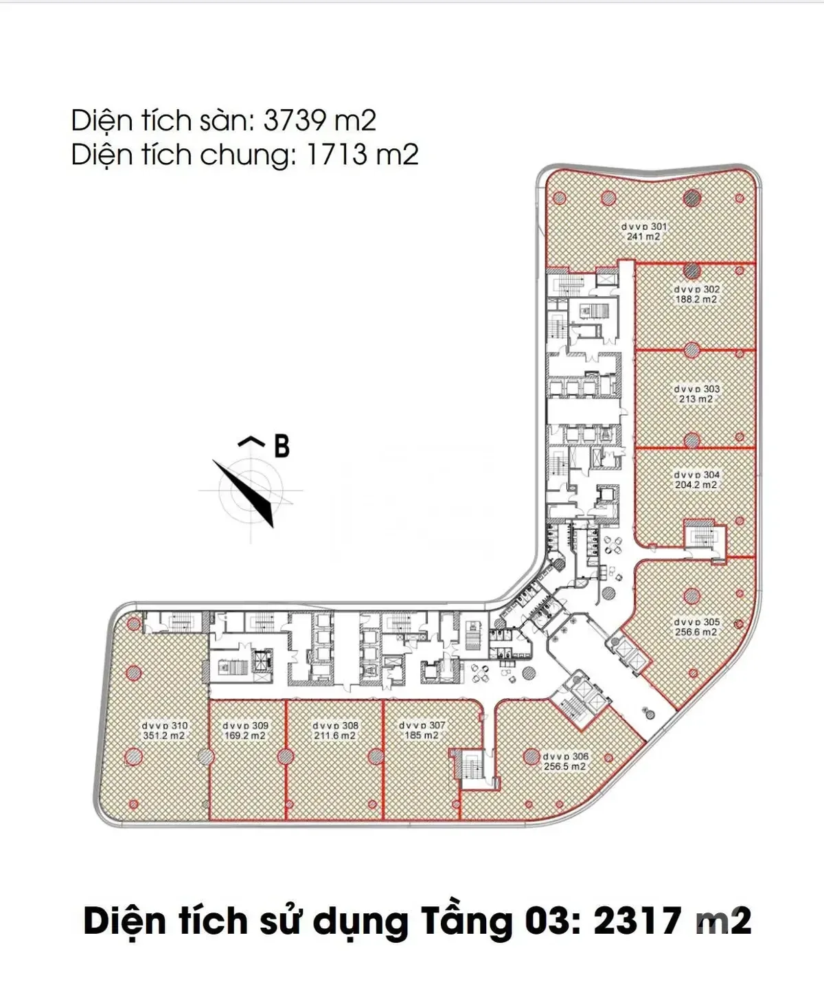 Không gian 5 tại Cho thuê văn phòng hạng B | Han Jardin | KĐT Ngoại giao đoàn