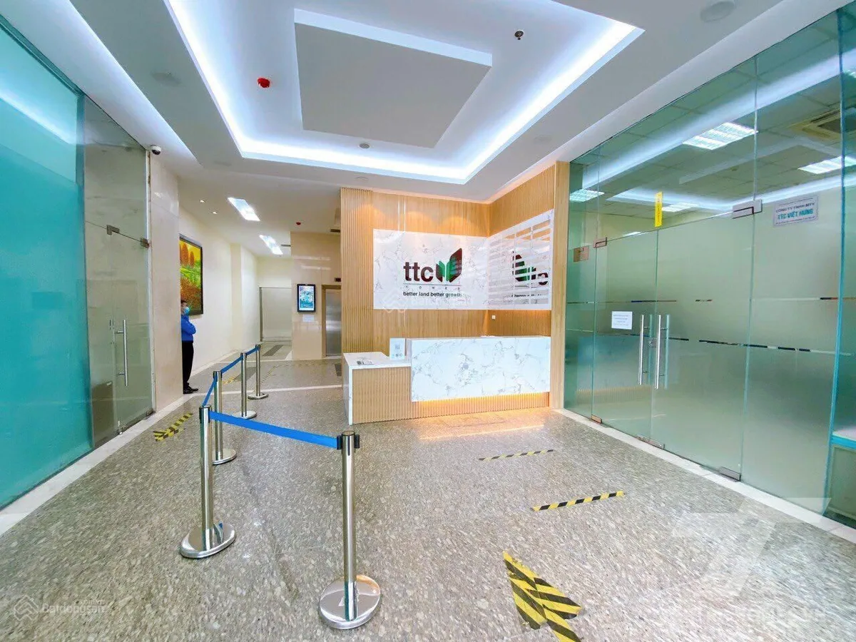 Khu vực quầy thu ngân tòa TTC Tower 19 Duy Tân