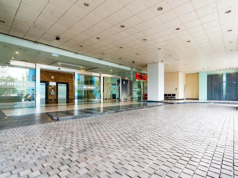 Mặt sảnh trước tòa GPI Building 170 Đường La Thành