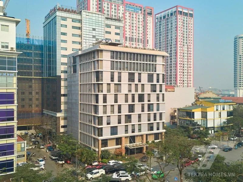 Mặt ngoài xung quanh tòa AC Building 3/78 Duy Tân