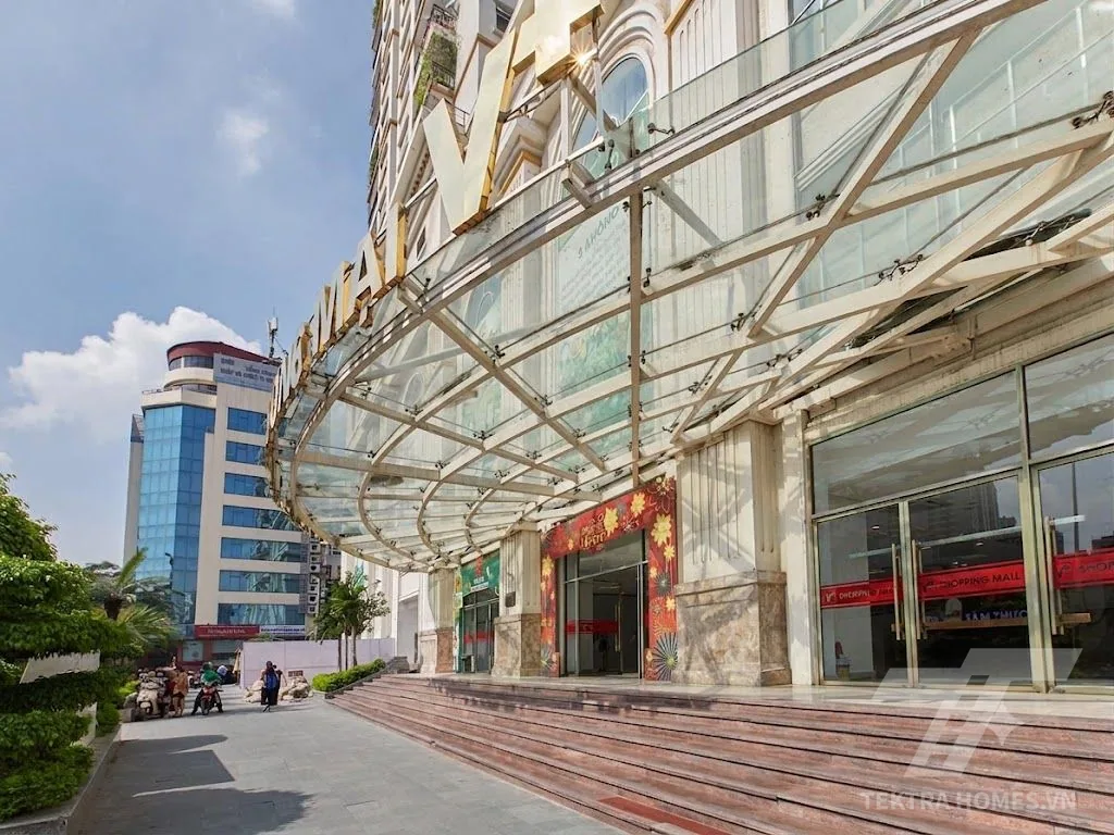 Mặt sảnh tòa Hòa Bình Green City 505 Minh Khai