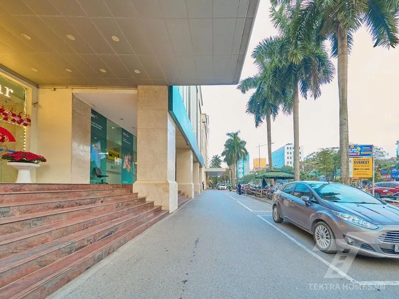 Mặt sảnh tòa Hòa Bình Tower 106 Hoàng Quốc Việt