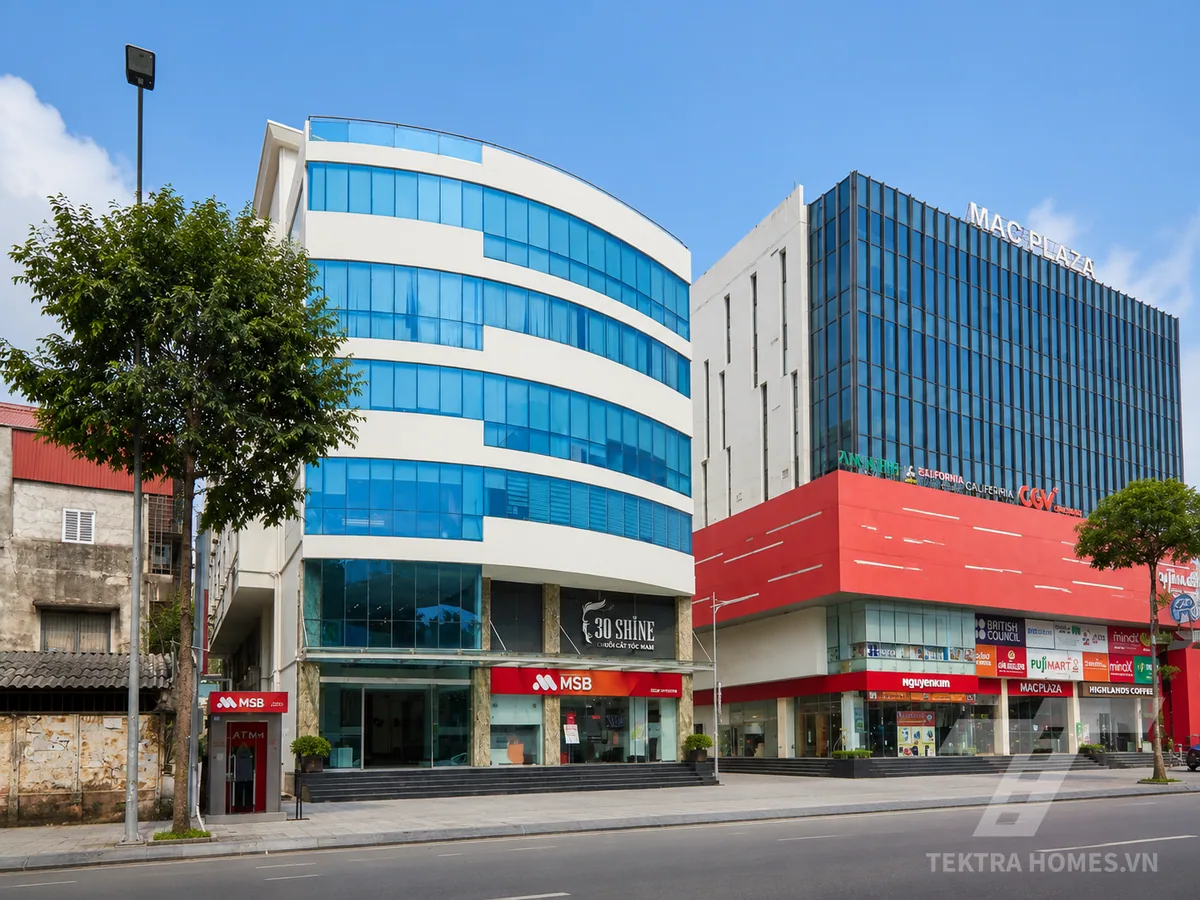 Toàn cảnh xung quanh tòa Mac Plaza (Machinco) 10 Trần Phú