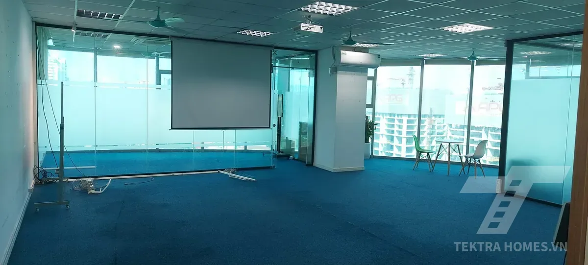Mặt sàn diện tích tòa Hồ Gươm Plaza 102 Trần Phú