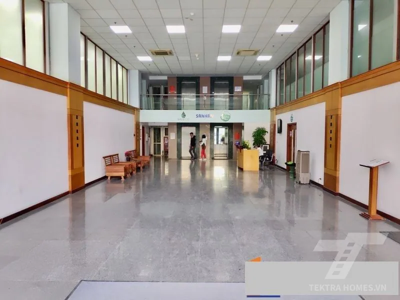 Sảnh đón tiếp khách tòa SanNam Tower 78 Duy Tân