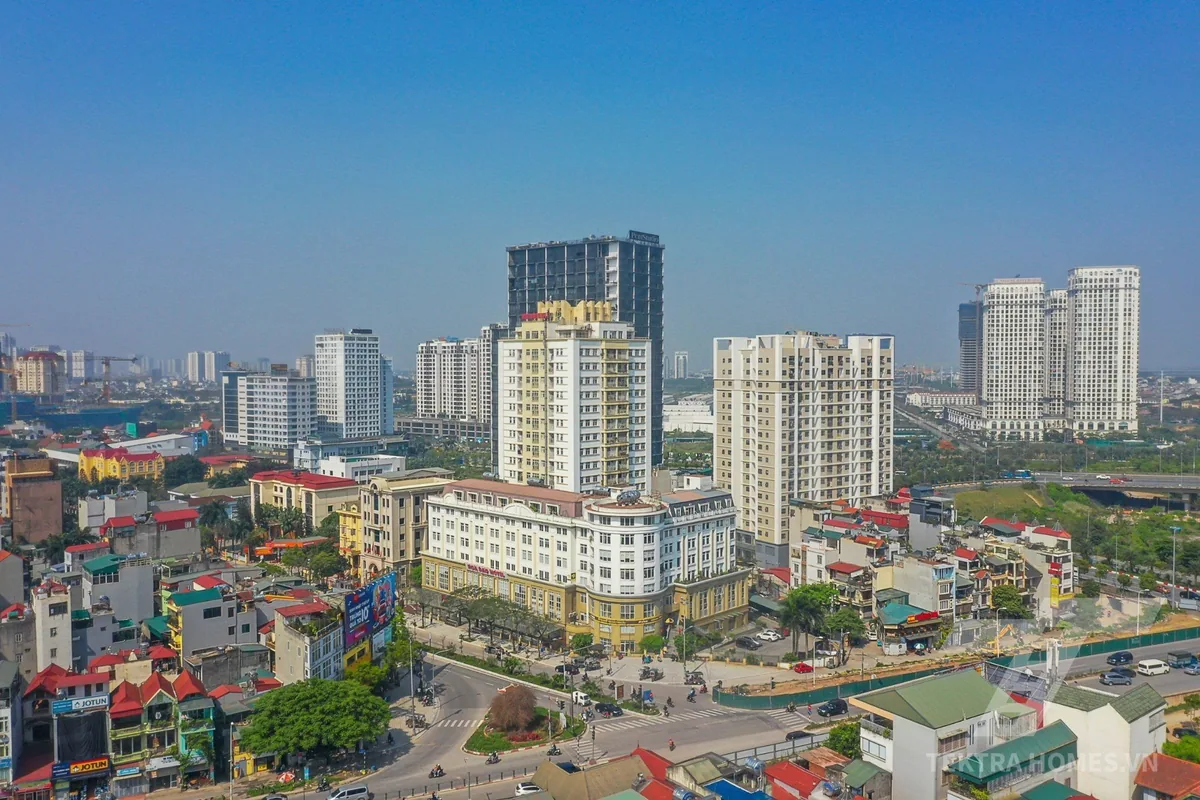 Toàn cảnh tòa IDMC Tây Hồ Building Lạc Long Quân