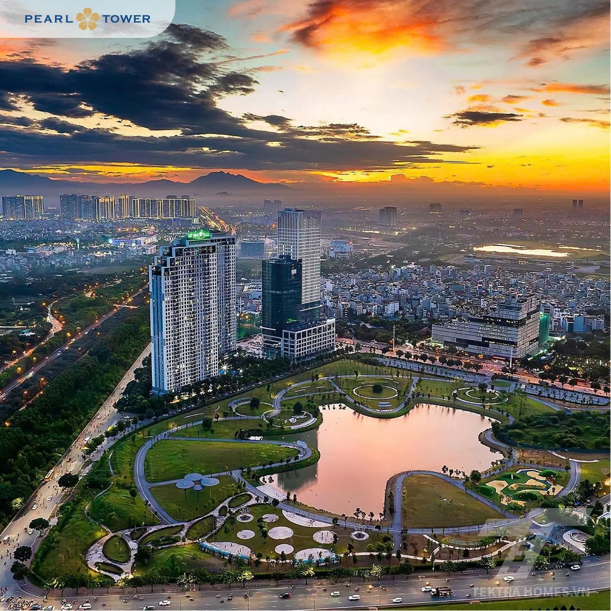 Toàn cảnh không gian tòa Pearl Tower 01 Châu Văn Liêm