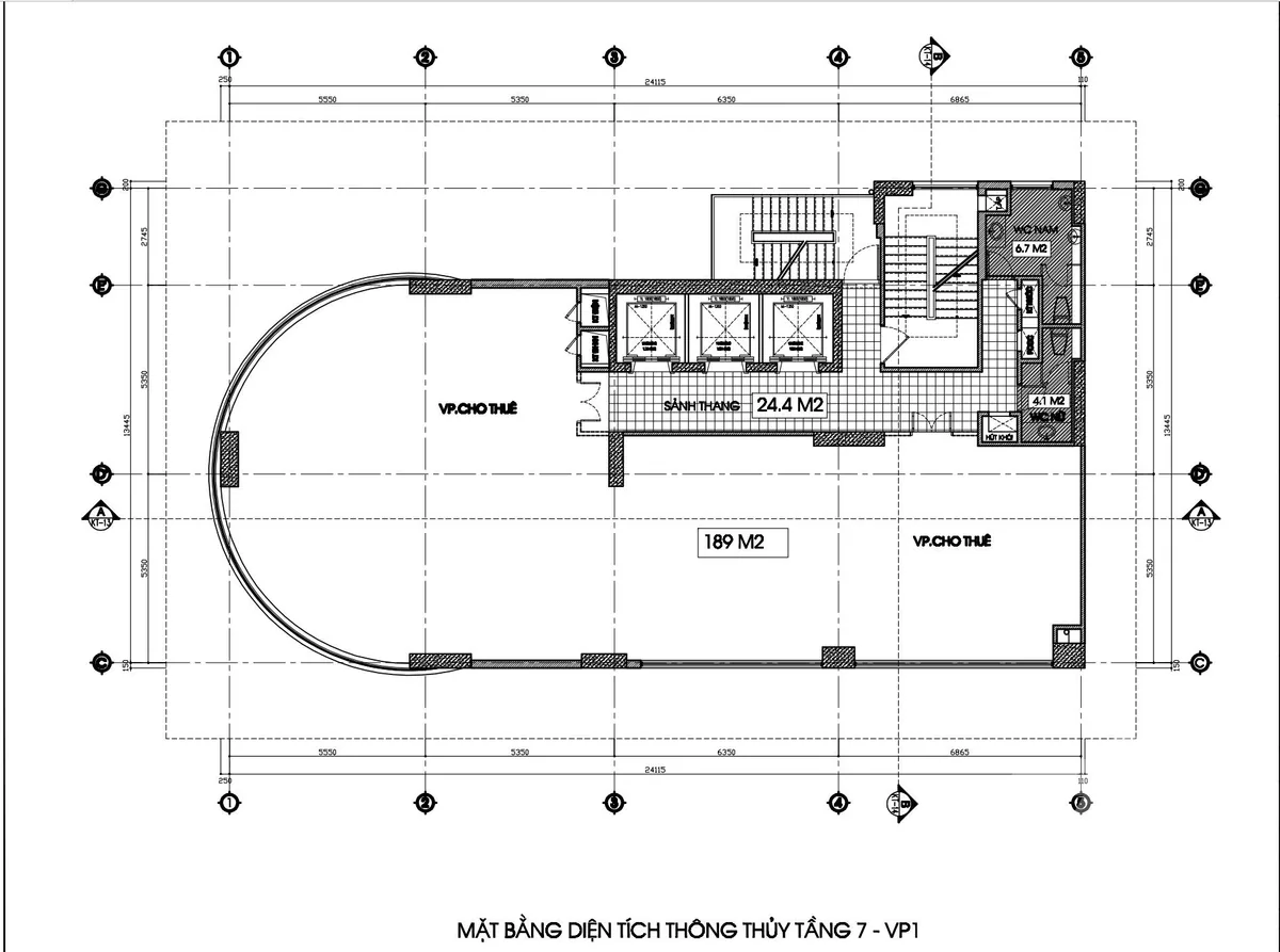 Bản vẽ tòa VP1 VP2 Sun Square 21 Lê Đức Thọ