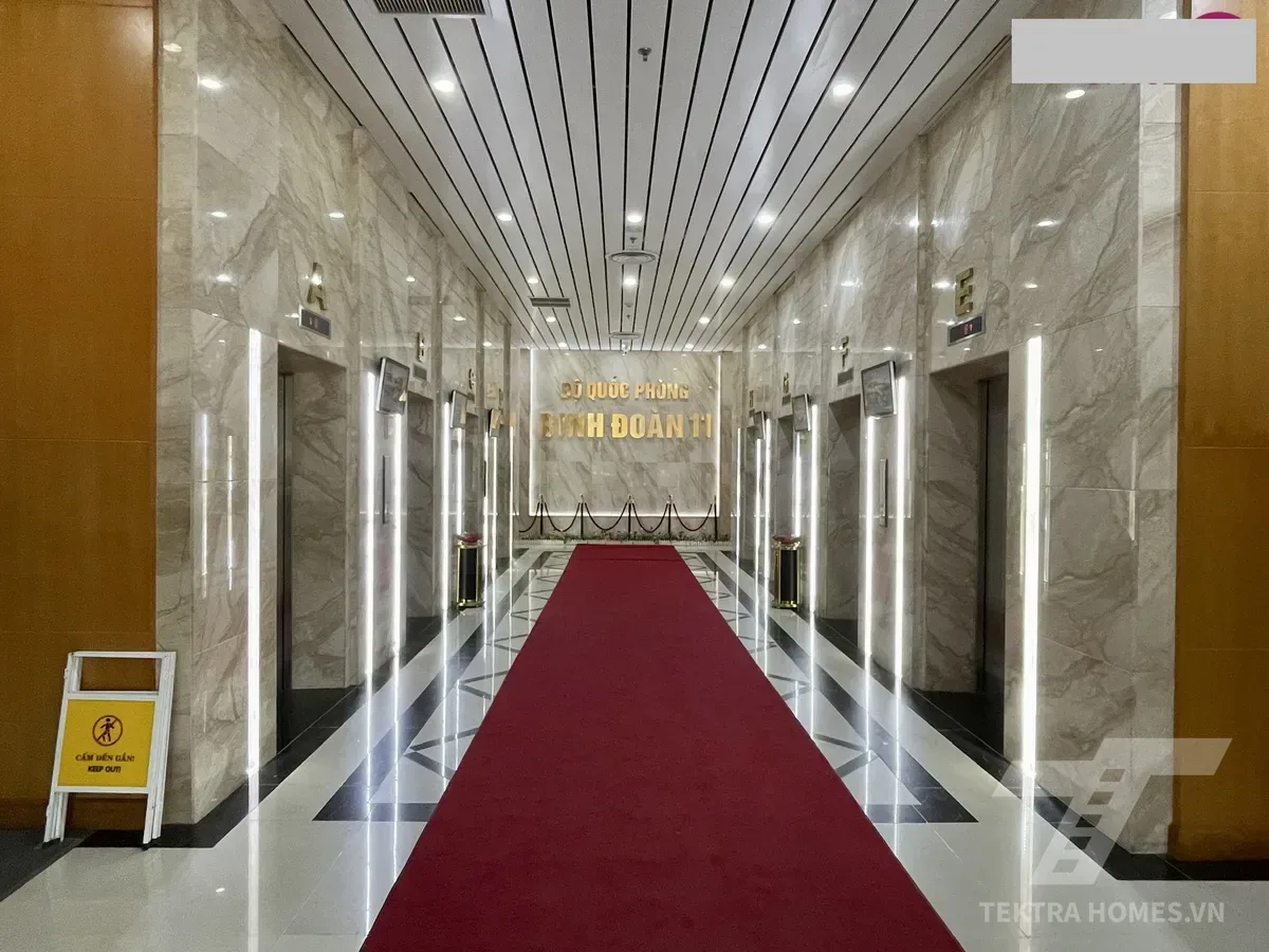 Lối vào hành lang tòa 789 Tower 147 Hoàng Quốc Việt