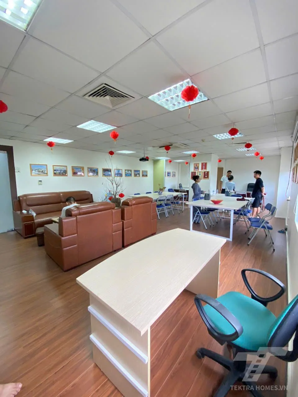 Mặt sàn diện tích trống tòa Vimeco Phạm Hùng Lô E9 Phạm Hùng