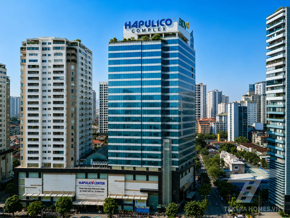 Mặt ngoài tòa Center Building 85 Vũ Trọng Phụng