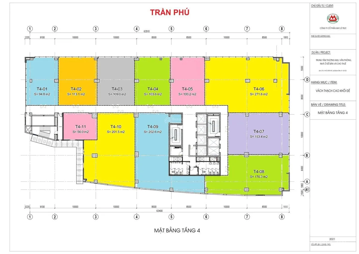 Bản vẽ tòa Discovery Central 67 Trần Phú