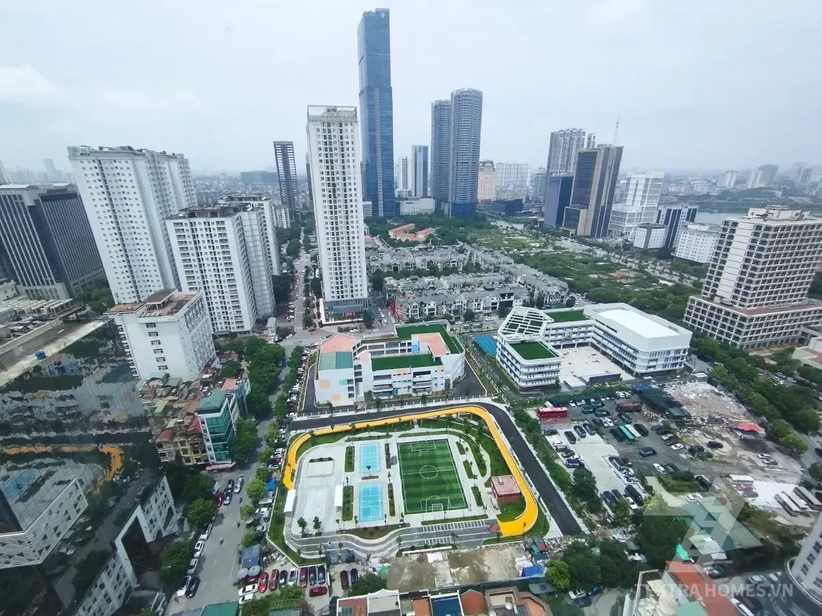 Toàn cảnh xung quanh tòa Central Field 219 Trung Kính