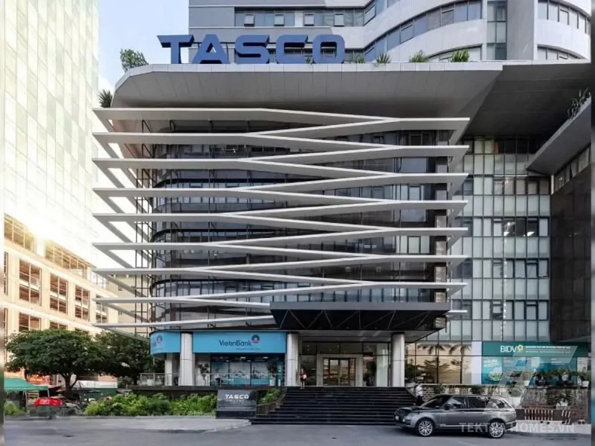 Mặt sảnh tòa Tassco Building 02 Phạm Hùng