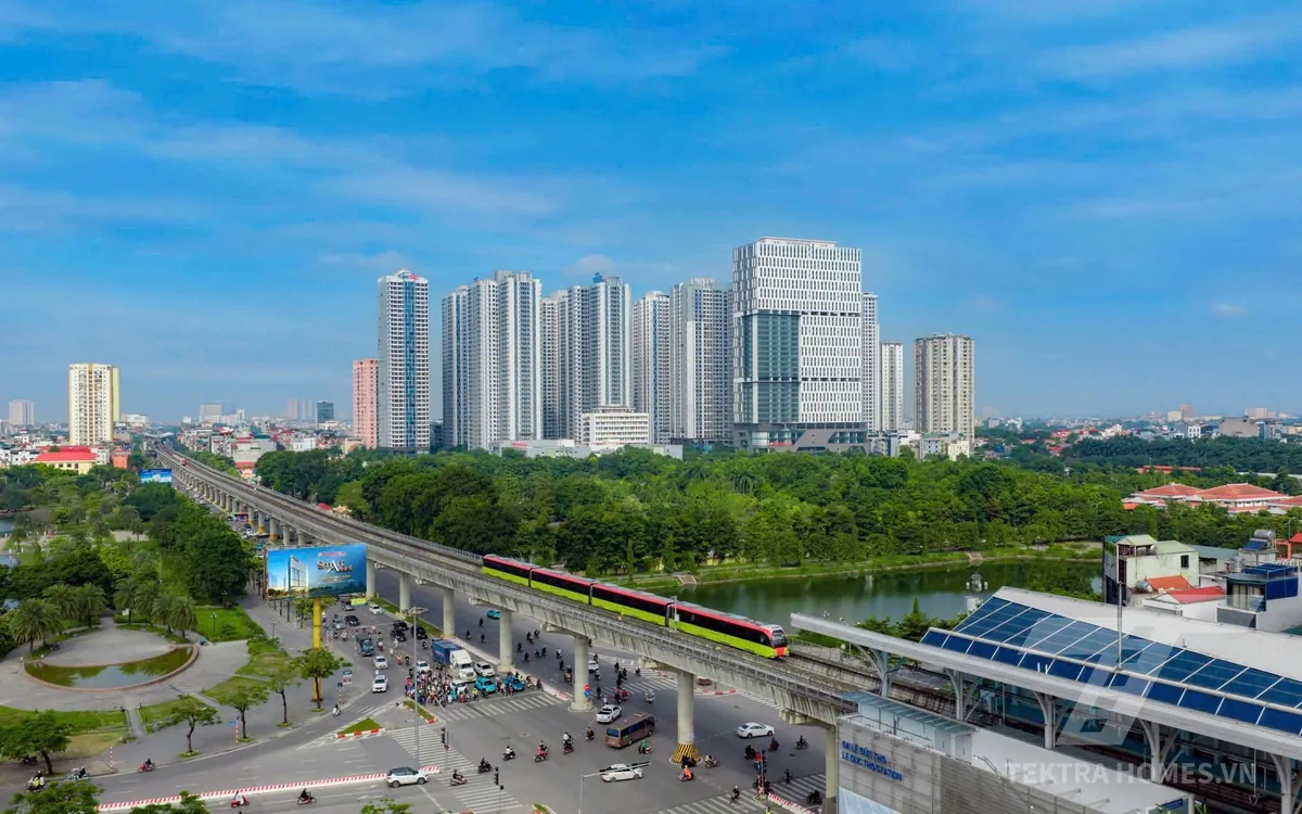 View tòa Rox Tower Goldmark City 136 Hồ Tùng Mậu