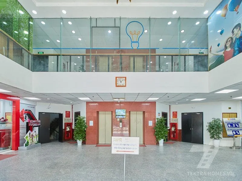 Mặt sảnh tòa VET Building 98 Hoàng Quốc Việt
