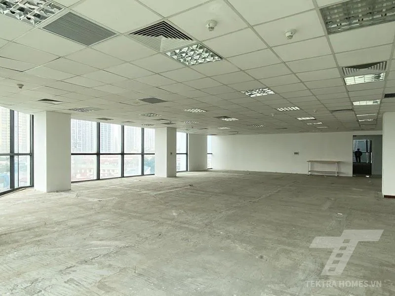 Mặt sàn diện tích trống tòa Lilama 10 58 Tố Hữu