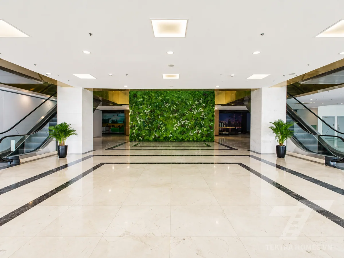 Sảnh chờ tòa Hòa Bình Green City 505 Minh Khai