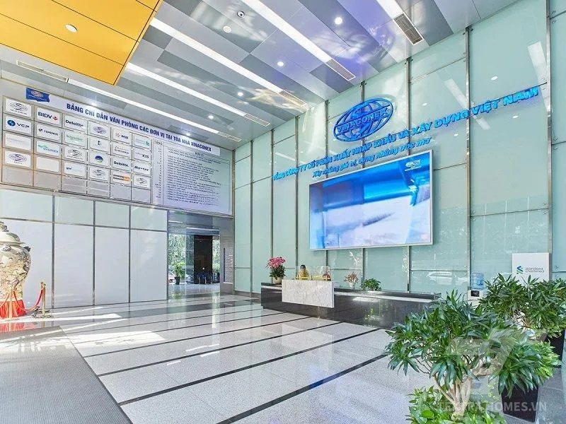 Sảnh tiếp khách tòa Vinaconex Tower 34 Láng Hạ