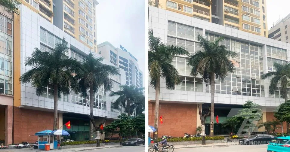 Toàn cảnh tòa Artex Building 172 Ngọc Khánh
