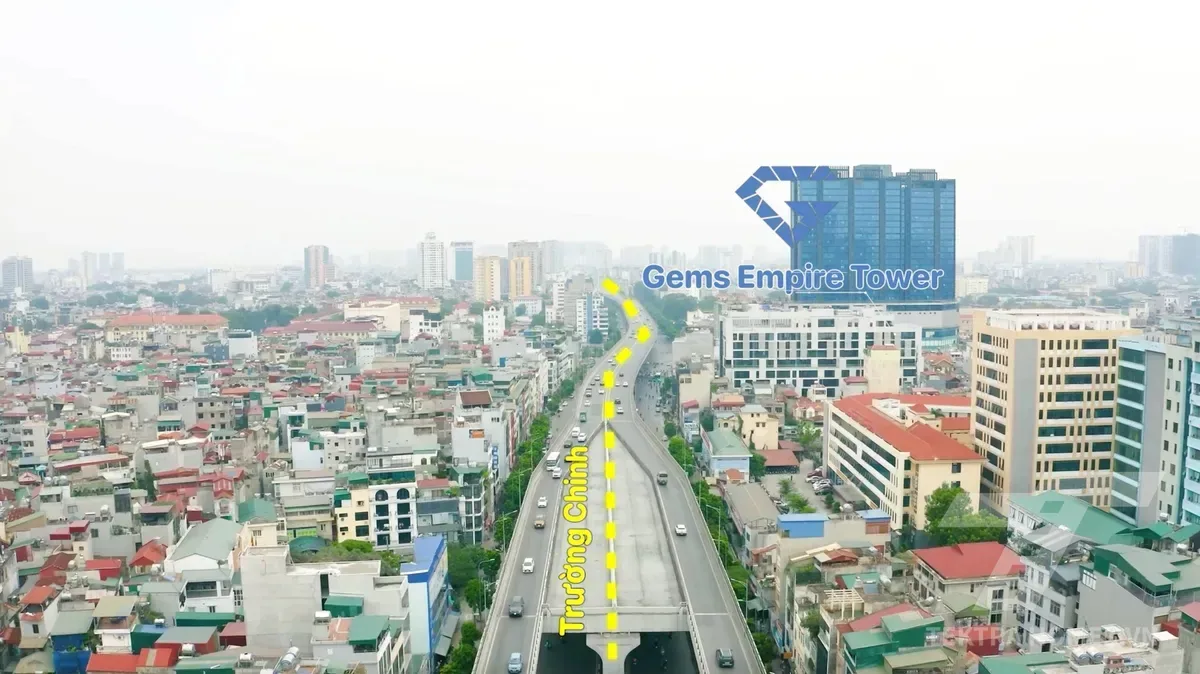 Toàn cảnh xung quang tòa Gems Empire Tower 201 Trường Chinh
