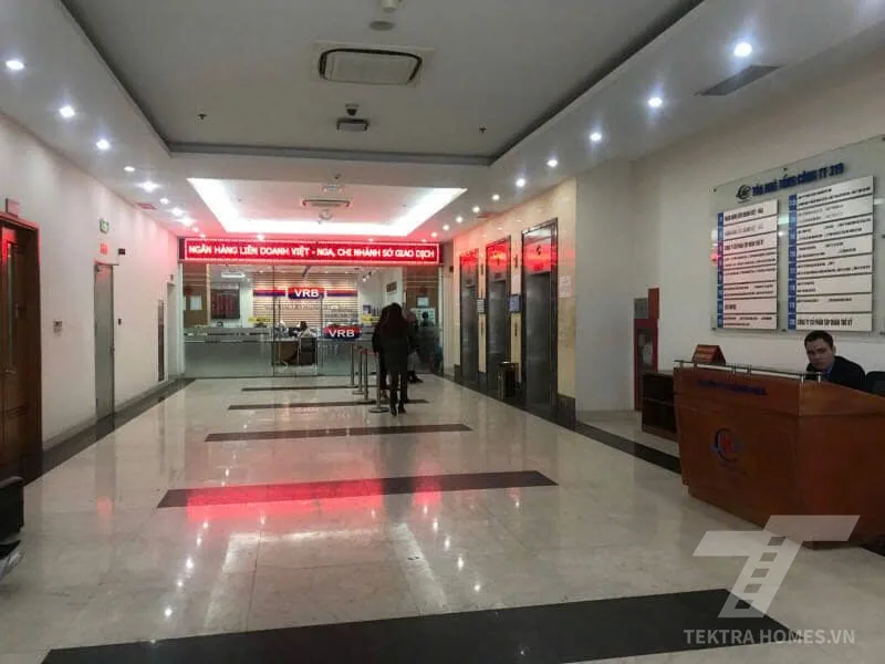 Sảnh đón khách tòa 319 Bộ Quốc Phòng 63 Lê Văn Lương