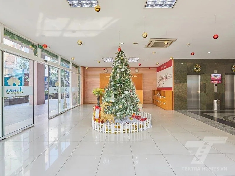 Sảnh đón khách tòa Hapro Building 11B Cát Linh