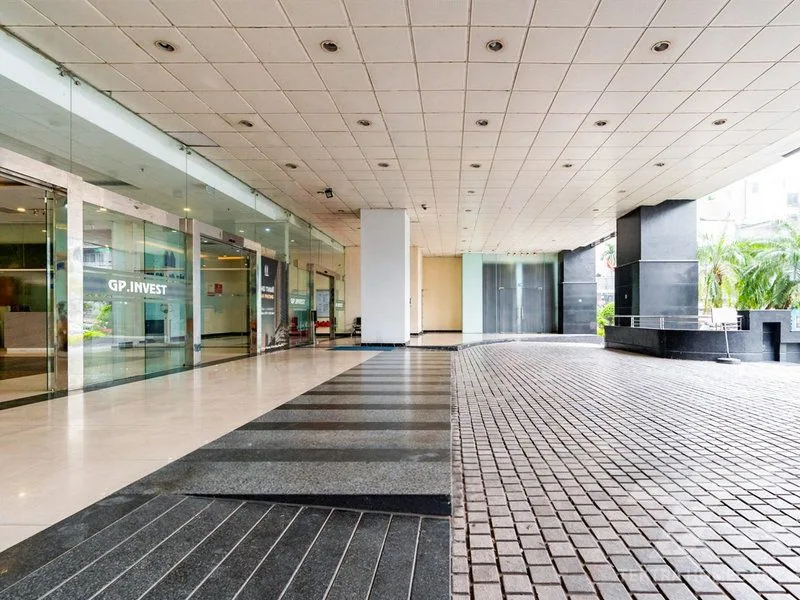 Mặt sảnh chính tòa GPI Building 170 Đường La Thành