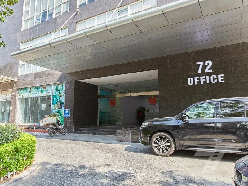 Mặt sảnh trước tòa Hancorp 72 Trần Đăng Ninh