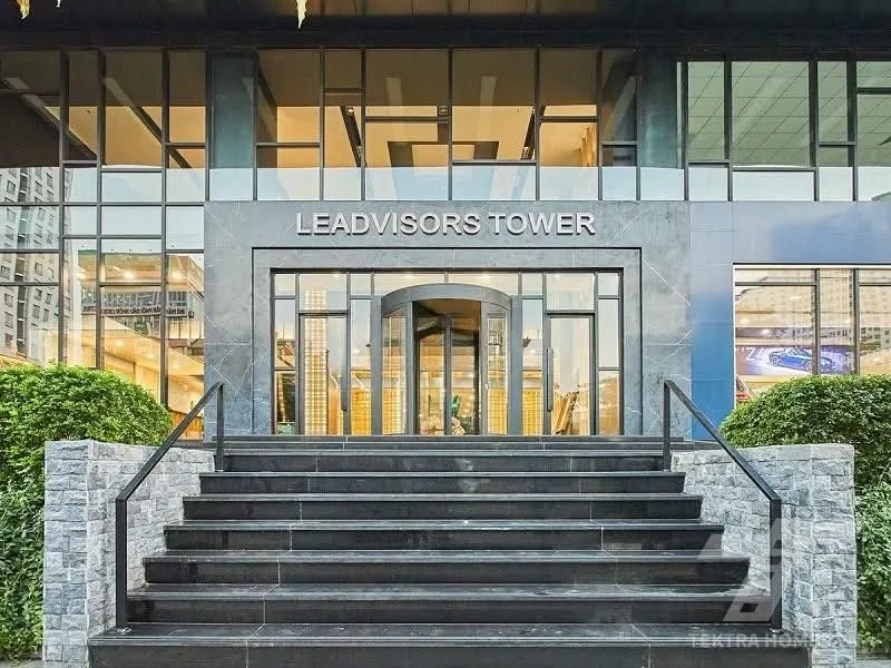 Sảnh tòa văn phòng Leadvisors Tower 643 Phạm Văn Đồng
