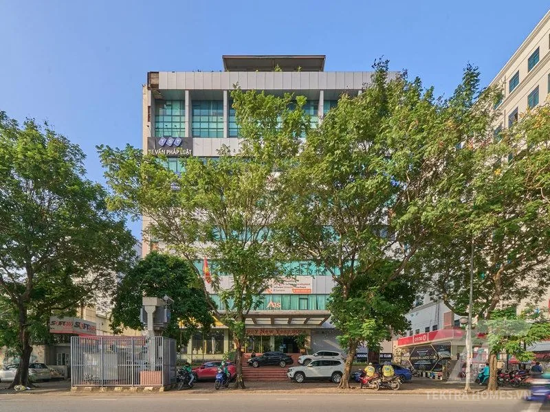 Mặt trước tòa ATS Building 252 Hoàng Quốc Việt