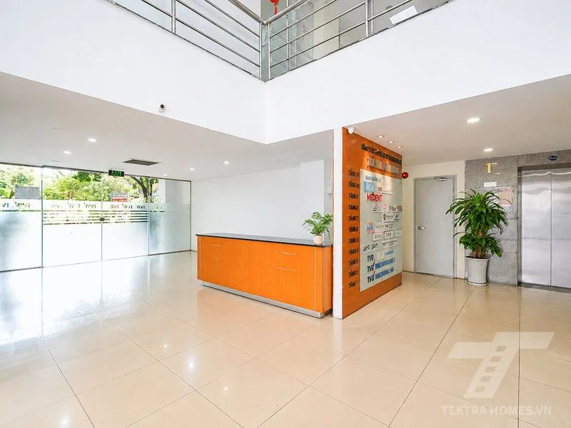 Khu vực lễ tân tòa Anh Minh Building 36 Hoàng Cầu