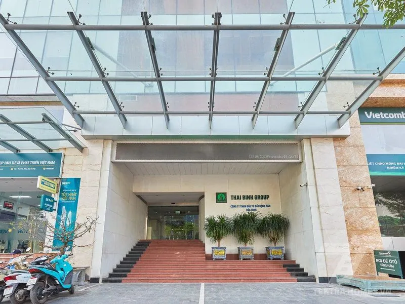 Mặt sảnh tòa Viet Tower 01 Thái Hà