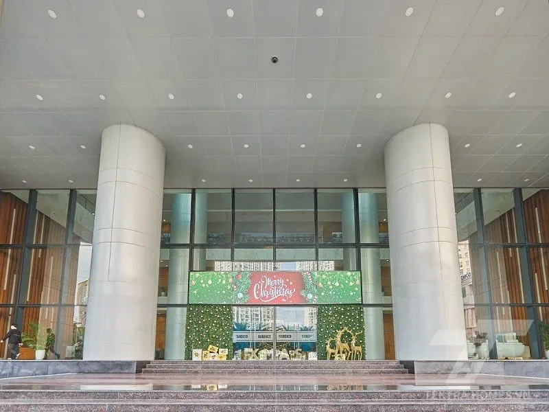Lối ra vào tòa Handico Tower Phạm Hùng