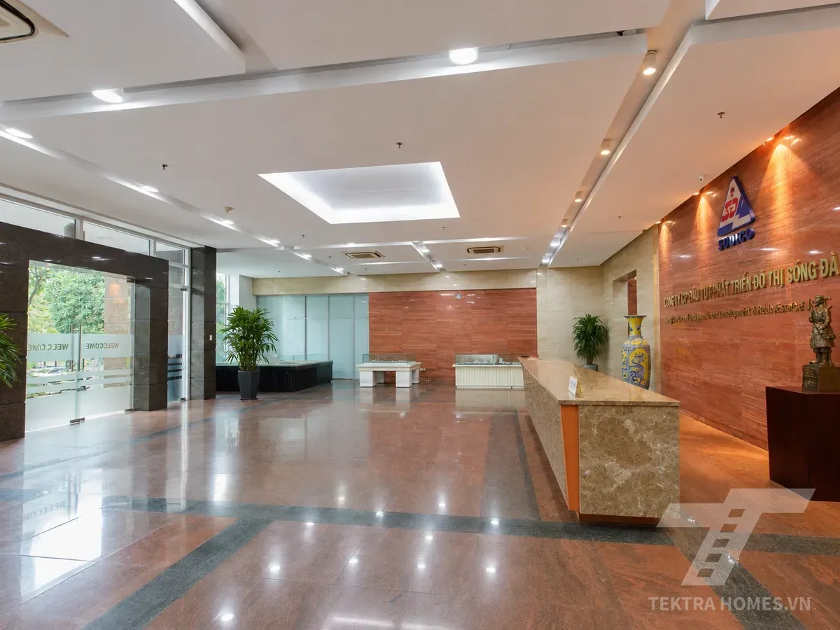 Sảnh đón tiếp khách tòa Sudico Tower HH3 Mễ Trì