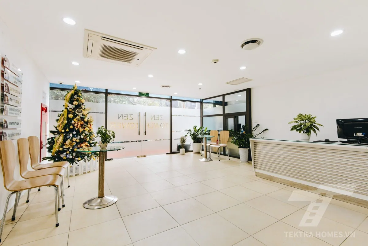 Sảnh chính tòa Zen Tower 12 Khuất Duy Tiến