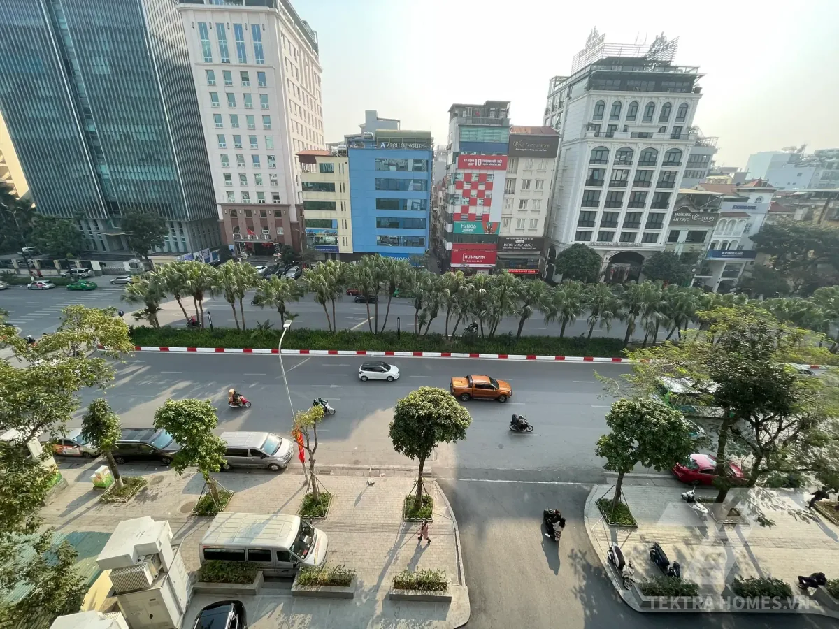 View văn phòng tòa Liễu Giai Tower 25 Lê Văn Lương