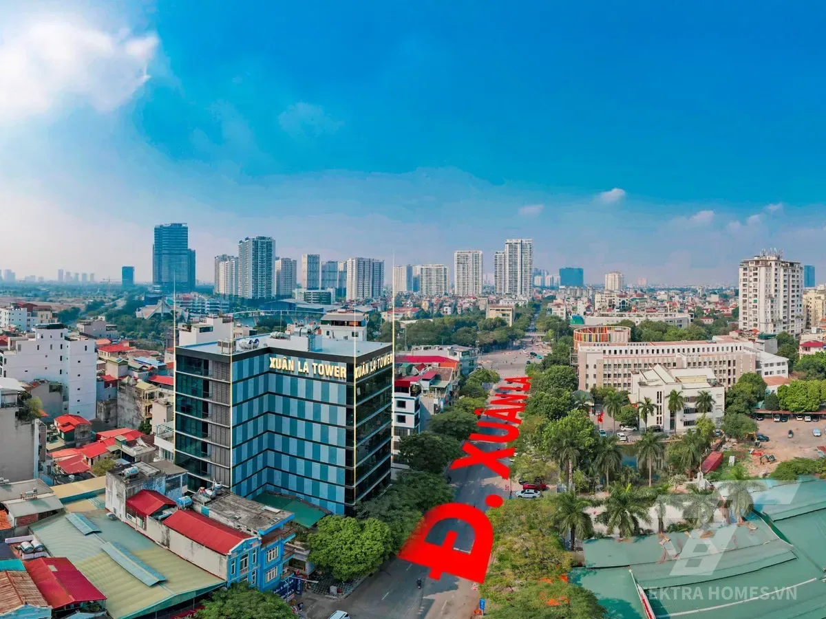 Toàn cảnh xung quanh tòa Xuân La Tower 79A Xuân La