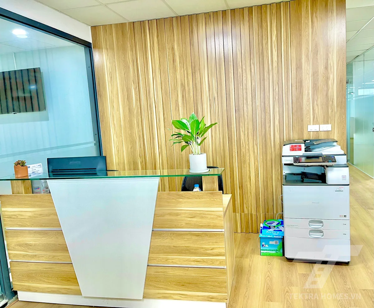 Khu vực lễ tân văn phòng trọn gói Green Office - Minori Office