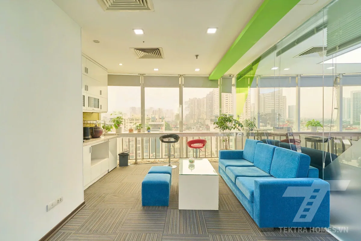 khu vực tiếp khách Green Office - Licogi13 Tower